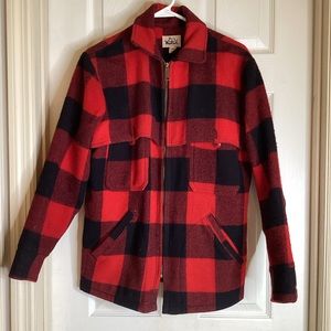 Vintage Woolrich buffalo print wool jacket sz 38